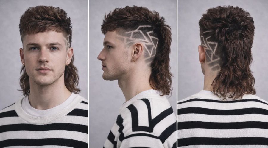Mullet con Disegni Uomo I Disegni Più Popolari