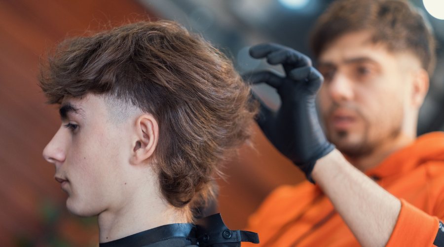 Middle Part Mullet Uomo: La Riga in Mezzo