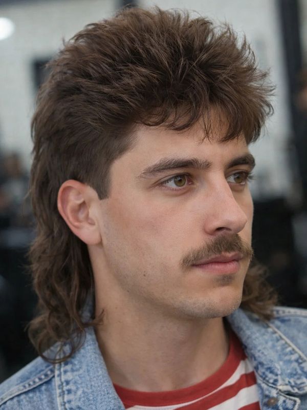 Mullet Anni ’80 Uomo - taglio mullet uomo