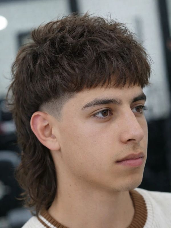 Mullet Fluffy Uomo - taglio mullet uomo