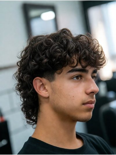 Mullet Riccio Uomo: Volume e Carattere - taglio mullet uomo