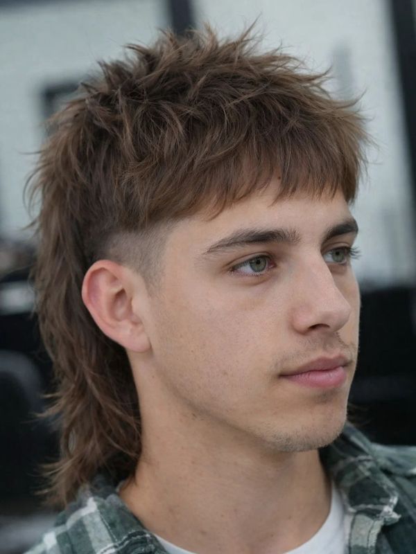 Mullet Spettinato Uomo - taglio mullet uomo