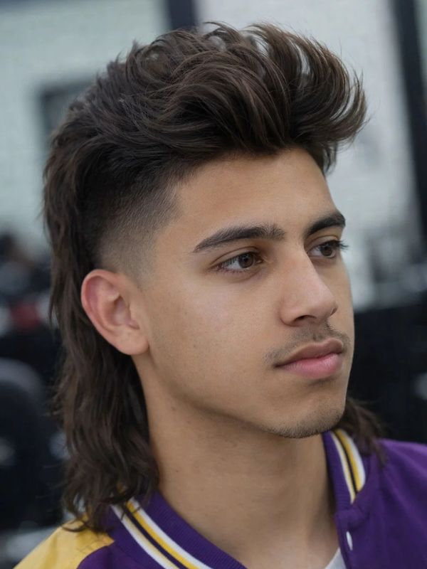 Mullet con Ciuffo - taglio mullet uomo