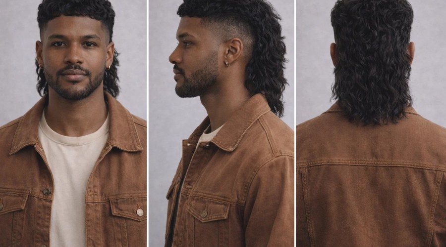 Mullet e Barba Corta