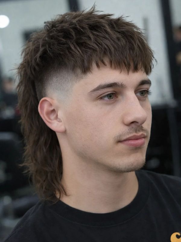 Shullet Uomo: Shag Incontra il Mullet - taglio mullet uomo
