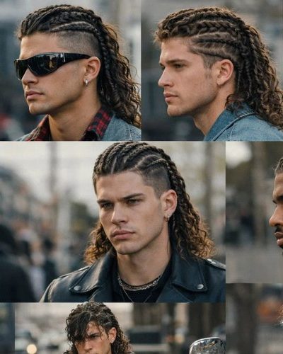 Treccine Mullet Uomo: Unire i Due Stili