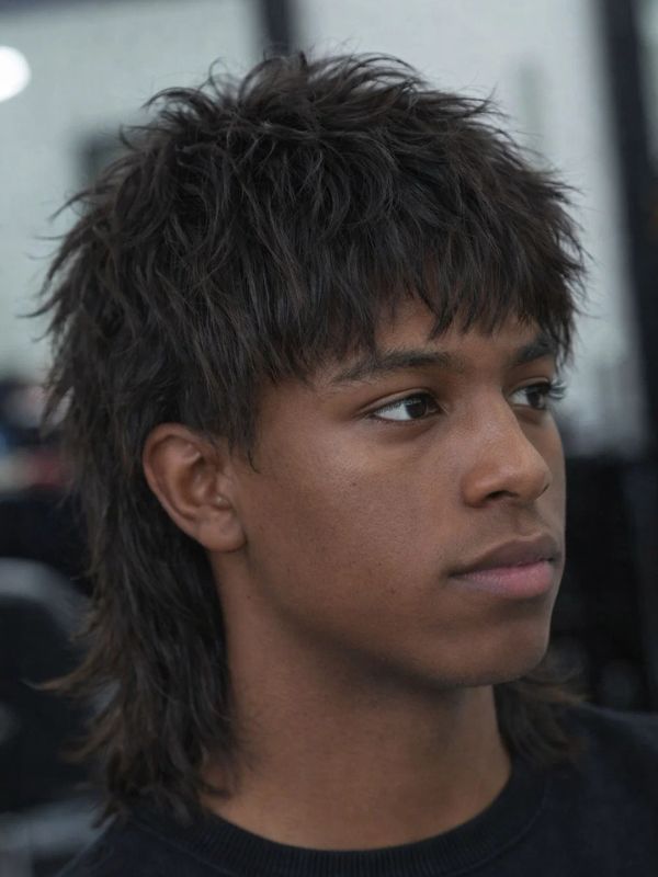Wolf Cut Mullet Uomo: Il Taglio Virale - taglio mullet uomo